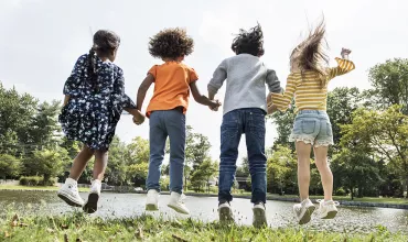 Children Jumping Children Jumping